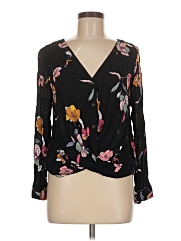 a.n.a. A New Approach Long Sleeve Blouse (view 1)