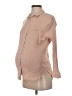 Hatch 100% Cotton Tan Long Sleeve Blouse Size XS Maternity (0) - photo 1