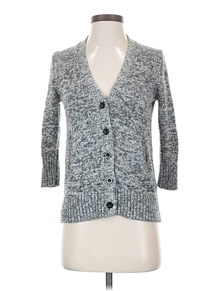 Pre-owned Gap Outlet Cardigan Sweater In Gray