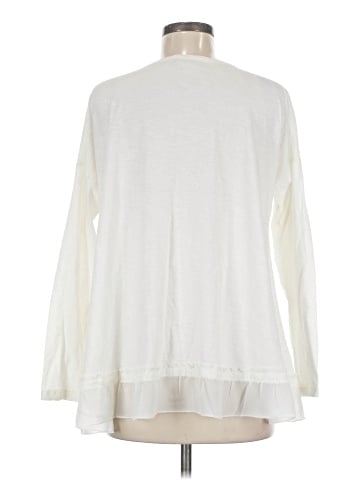 LOGO by Lori Goldstein Long Sleeve Top (view 2)