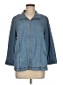 Karen Scott Blue Denim Jacket Size M - photo 1