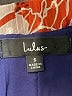 Lulus 100% Polyester Floral Gray Purple Casual Skirt Size S - photo 4