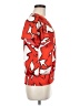 Nine West Red Short Sleeve Blouse Size M - photo 4