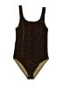 Topshop Brown Bodysuit Size 8 - photo 1