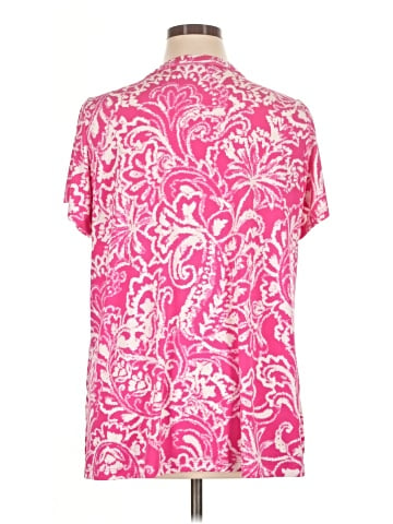 Susan Graver Short Sleeve Blouse (view 2)