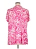 Susan Graver Pink Short Sleeve Blouse Size 1X - photo 2