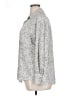 Zara Animal Print Silver 3/4 Sleeve Button-Down Shirt Size XL - photo 5