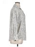 Zara Animal Print Silver 3/4 Sleeve Button-Down Shirt Size XL - photo 4