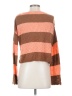 True Craft 100% Acrylic Stripes Brown Pullover Sweater Size XS - photo 2