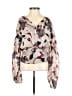 IRO Ivory Tan Long Sleeve Blouse Size L - photo 1