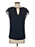 Papermoon 100% Polyester Black Short Sleeve Top Size S - photo 2