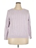 Lands' End 100% Cotton Purple Pullover Sweater Size 2X - photo 1