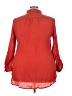 Cato Red 3/4 Sleeve Button-Down Shirt Size 22 - photo 2