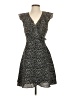 THML 100% Polyester Polka Dots Black Cocktail Dress Size S - photo 1