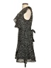 THML 100% Polyester Polka Dots Black Cocktail Dress Size S - photo 5
