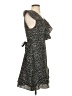THML 100% Polyester Polka Dots Black Cocktail Dress Size S - photo 4