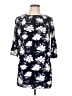 19 Cooper 100% Viscose Print Black Casual Dress Size M - photo 1