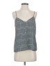 Banana Republic 100% Polyester Gray Sleeveless Blouse Size S - photo 1