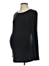 Gap - Maternity Black Long Sleeve T-Shirt Size Sm Maternity - photo 1