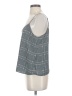 Banana Republic 100% Polyester Gray Sleeveless Blouse Size S - photo 5