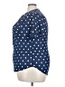 Ember 100% Polyester Polka Dots Blue Short Sleeve Blouse Size 3X - photo 5