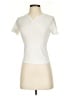 Assorted Brands Ivory Short Sleeve Turtleneck Size S - photo 1