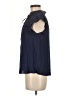 E&M Collection Blue Short Sleeve Blouse Size M - photo 5