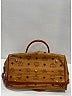 MCM 100% Coated Canvas Print Brown Tan Satchel One size - photo 4