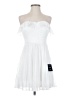 Lulus 100% Polyester White Cocktail Dress Size S - photo 1