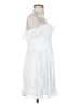 Lulus 100% Polyester White Cocktail Dress Size S - photo 4