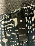 Aqua 100% Rayon Graphic Black Romper Size L - photo 4