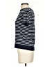 1901 Stripes Blue Black Short Sleeve Turtleneck Size S - photo 5