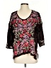 Johnny Was 100% Polyester Black 3/4 Sleeve Blouse Size S - photo 1