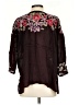 Johnny Was 100% Polyester Black 3/4 Sleeve Blouse Size S - photo 2