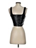 Pink Rose 100% Polyurethane Black Sleeveless Top Size S - photo 2