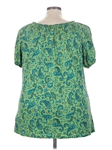 Chaps Short Sleeve Blouse (view 2)
