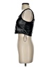 Pink Rose 100% Polyurethane Black Sleeveless Top Size S - photo 5