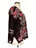 Johnny Was 100% Polyester Black 3/4 Sleeve Blouse Size S - photo 4