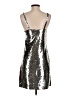 MICHAEL Michael Kors 100% Polyester Metallic Silver Cocktail Dress Size XXS - photo 2