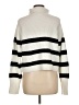 Hazel Moon Stripes Ivory Turtleneck Sweater Size M - photo 2