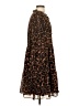 J.Crew 100% Polyester Animal Print Brown Casual Dress Size S - photo 4