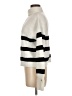 Hazel Moon Stripes Ivory Turtleneck Sweater Size M - photo 5