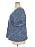 Unbranded 100% Polyester Blue Short Sleeve Blouse Size 2X - photo 5