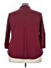 Unbranded Burgundy 3/4 Sleeve Blouse Size 3XL - photo 2