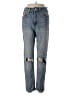 Wild Fable Hearts Blue Jeans Size 6 - photo 1