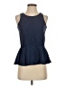 Kenar Blue Sleeveless Blouse Size S - photo 1