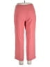Metrostyle 100% Polyester Solid Pink Casual Pants Size 14 (petite) - photo 2