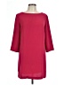 Leith 100% Polyester Burgundy 3/4 Sleeve Blouse Size L - photo 1
