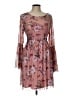 Xhilaration Floral Pink Cocktail Dress Size L - photo 1