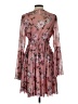 Xhilaration Floral Pink Cocktail Dress Size L - photo 2